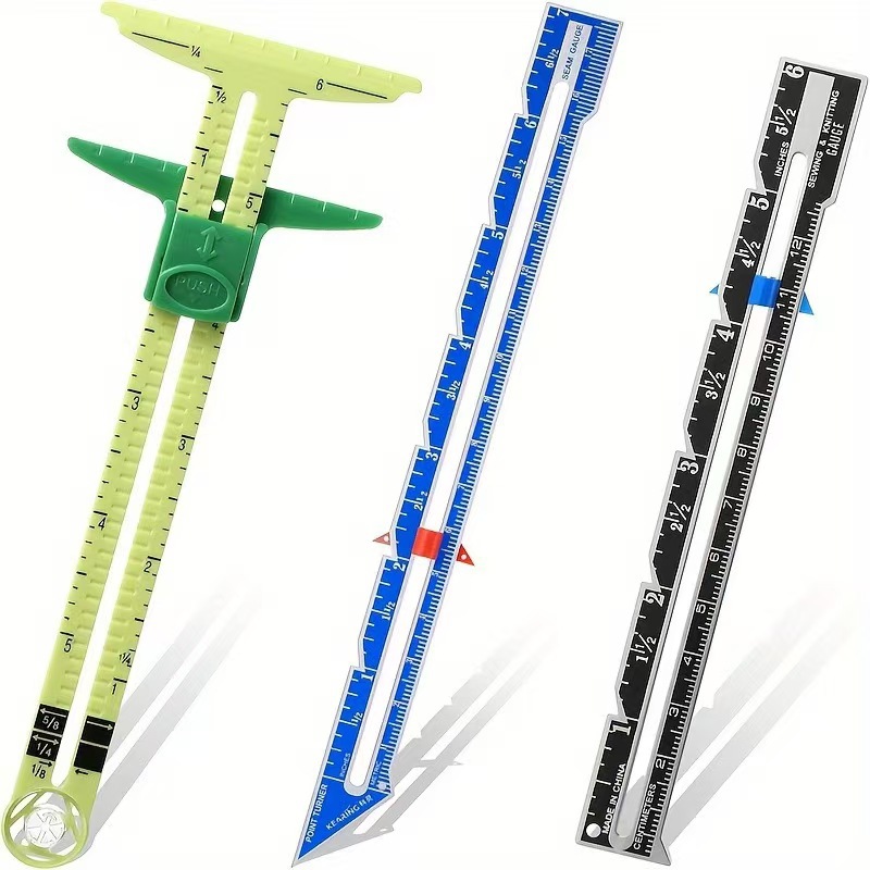 Sewing Gauge Ruler - Многофункциональная швейная линейка-измеритель 5-в-1 для пэчворка