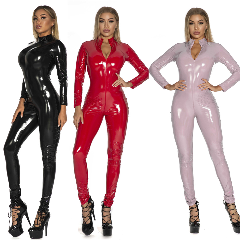 Женский сексуальный блестящий  – обзор и цена Sewing Latex