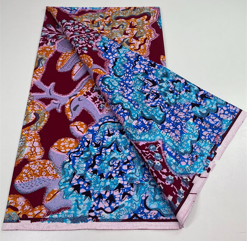 Новая модная африканская воско – обзор и цена Sewing Batik Fabric